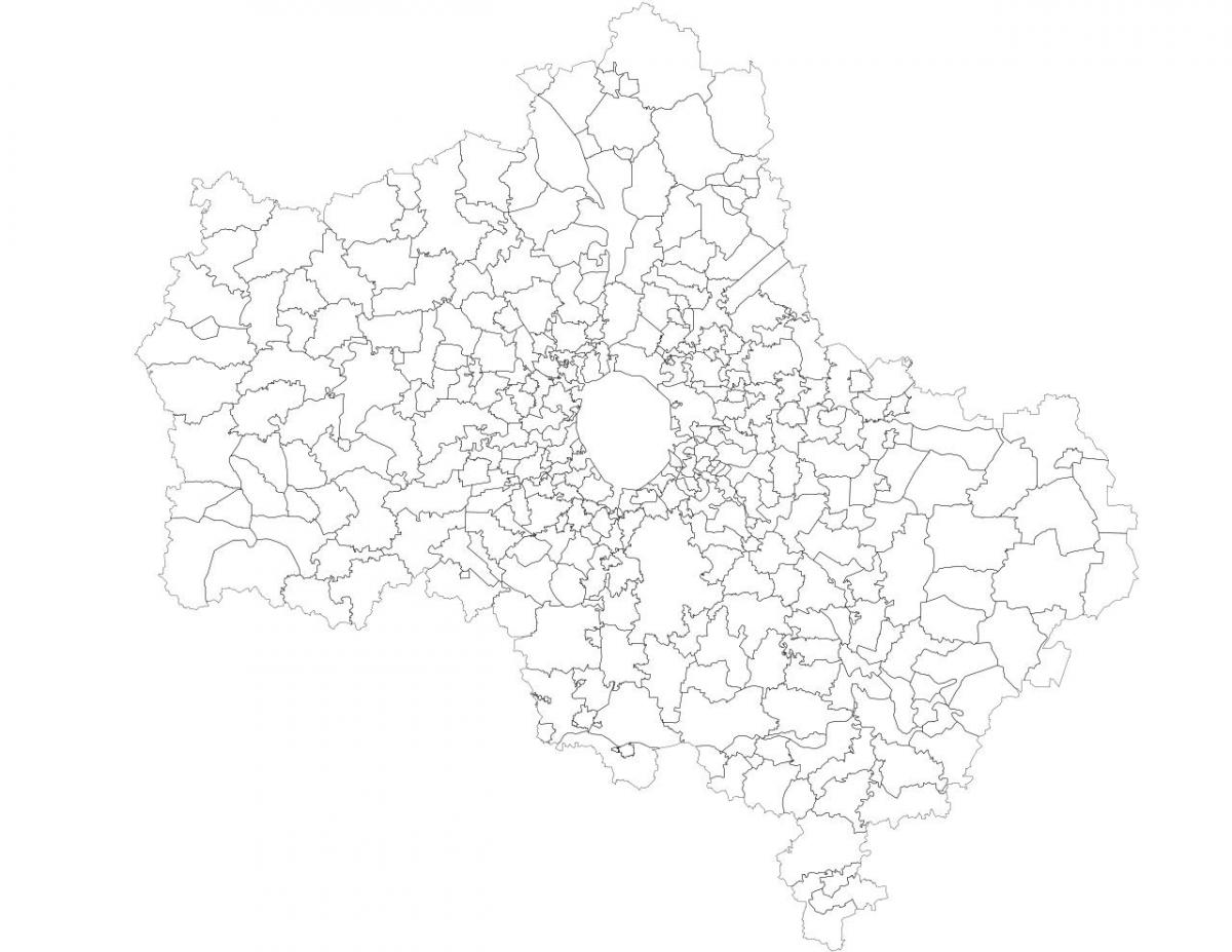 Moskva munisipaliteite kaart