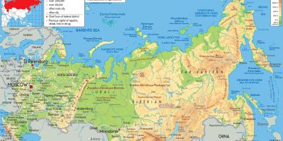 Rusland Moskou kaart